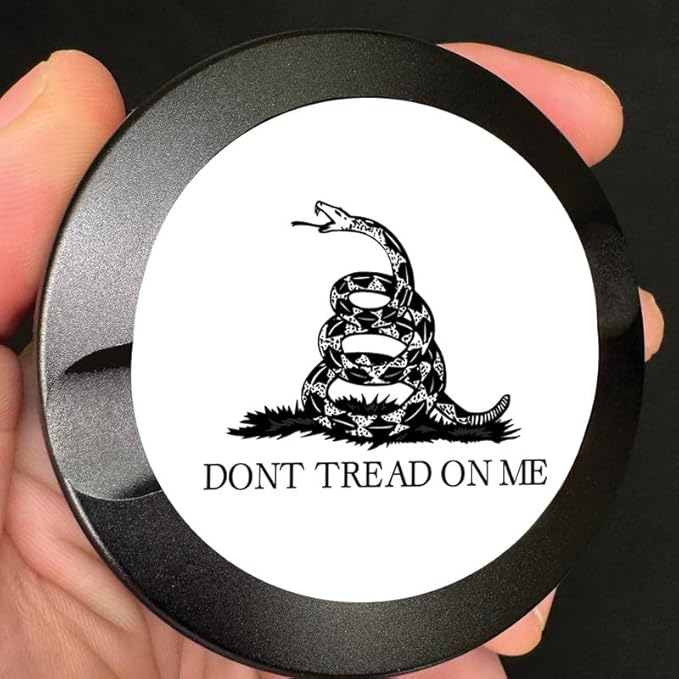 Brotherhood Metal Zyn Container - Zyn Holder with Gadsden Flag Design
