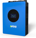 6000W Hybrid Solar Inverter 48V DC to 120V AC Pure Sine Wave Built-in 120A MPPT Controller 99.9% Efficiency Solar &amp Generator Input Dustproof for Home Backup RV Off-Grid