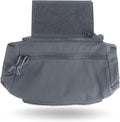 2 in 1 Handwarmer &amp Tactical Drop Pouch/Waist Bag. Plate Carrier Vest Chest Rig Hook Loop Dangler or 26-52 in Buckle Strap EDC Fanny Pack Muff for Winter Outdoor/Camping/Hunting/Football/Fishing