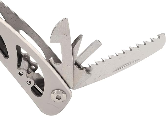 Professional 11 in 1 Multitool Pliers Stainless Steel Foldable Outdoor Camping Tool with Storage Bag 6 Inch Portable Survival Gear for Hiking Fishing