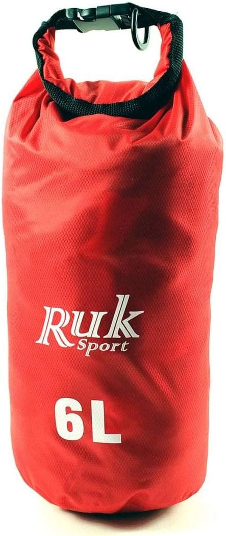 RUK Sports 30L Dry Bag with Strap - Red - DB024