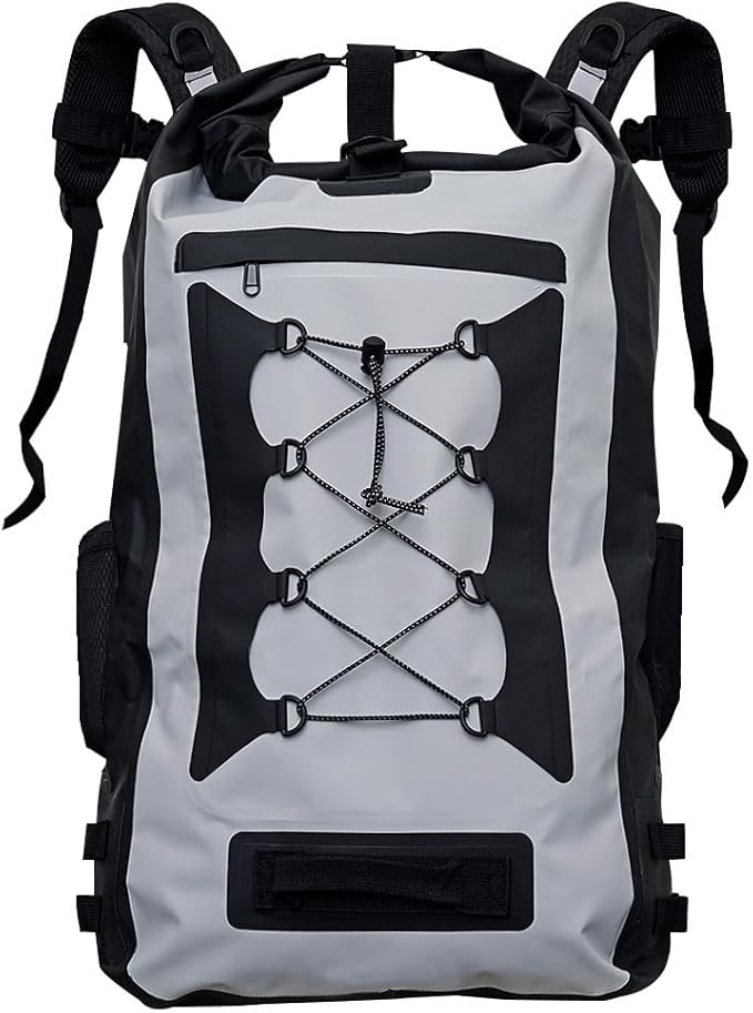 55L XL Dry Bag Backpack. Premium Waterproof Backpack with Padded Shoulder Straps. PVC Construction. Keep Your Gear Dry