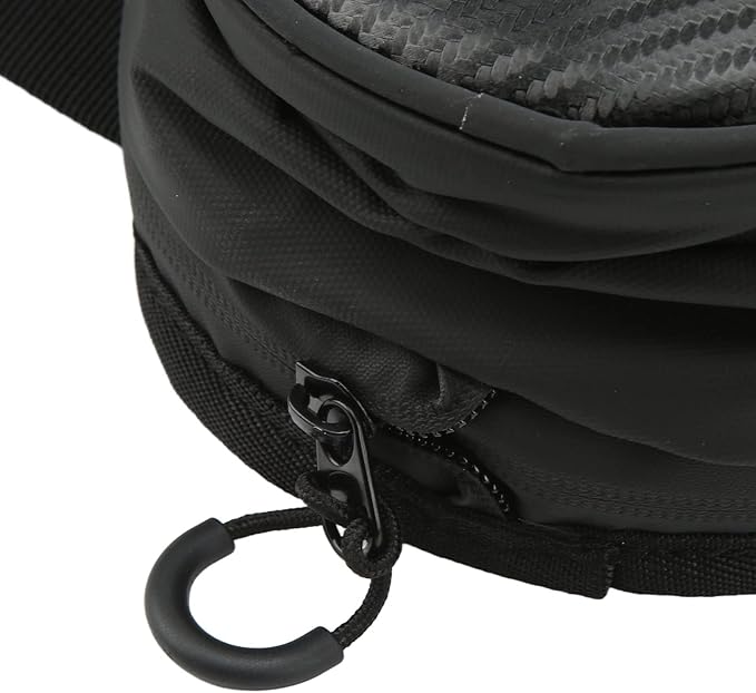 Motorcycle Leg Bag Thigh Packs PVC Matte Outdoor Carbon Fiber Drop Leg Bag Multifunctional Crossbody Shoulder Bag for Riding Travel Hiking (Carbon Fiber Style)