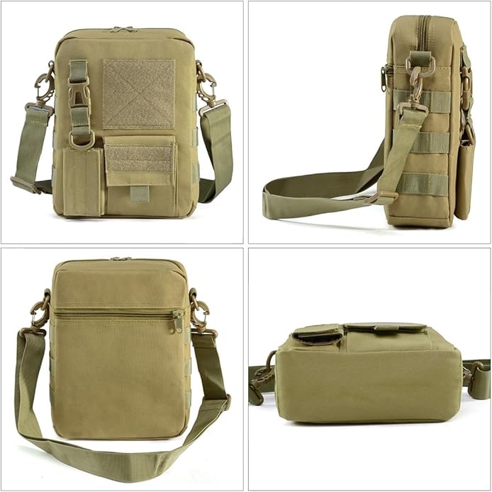 Small Canvas Messenger Bag Tactical Messenger Bag Shoulder bag Small Tactical Bag Crossbody Casual Pack Waist Bag