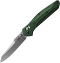 Benchmade - Osborne Every Day Outdoor Folding Knife Reverse Tanto Blade with Green 6061-T6 Aluminum Handle (940)
