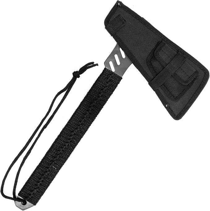 ASR Tactical 16 Paracord Full Tang Survival Axe with Modular Pick Attachment