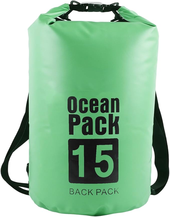Adventure Dry Bag With Rope Closure Design Practical PVC Meshes Storage Outdoor Shoulder Bags For Sports Equipment Practical Dry With PVC Mesh Fabric