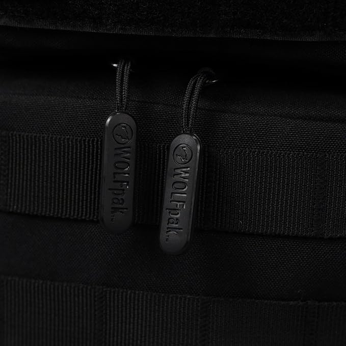 WOLFpak 9L Mini Tactical Backpack for Men &amp Women | Compact Small Everyday Carry Bag for Gym School Travel | Durable Water-Resistant Daypack with Molle System and Patch Panel (Nightshade Editi
