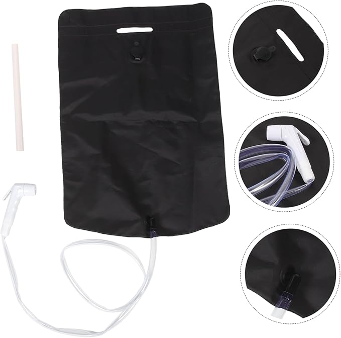 1set Portable Outdoor Camping Shower Bag Lightweight Wash Bag for -up for Hiking Backpacking and Fishing Trips