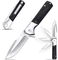 Eafengrow EF5&amp6&amp15 Folding Knives 9Cr18Mov Steel Blade G10 Steel Handle Ball Bearing Outdoor Camping Knife