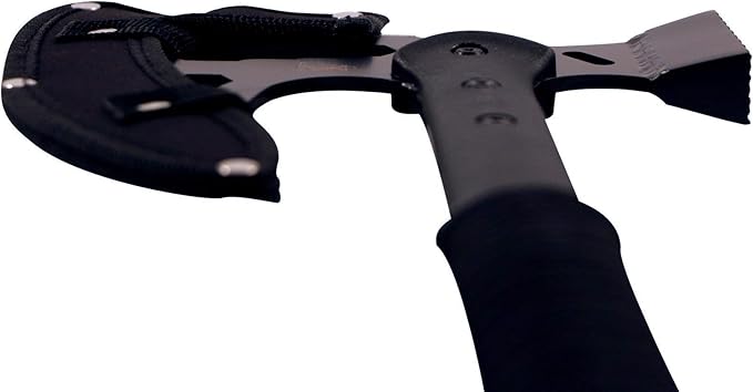 Wartech XBK04 Buckshot Tactical Multi Tool Hammer Axe with Paracord Handle 17 Black