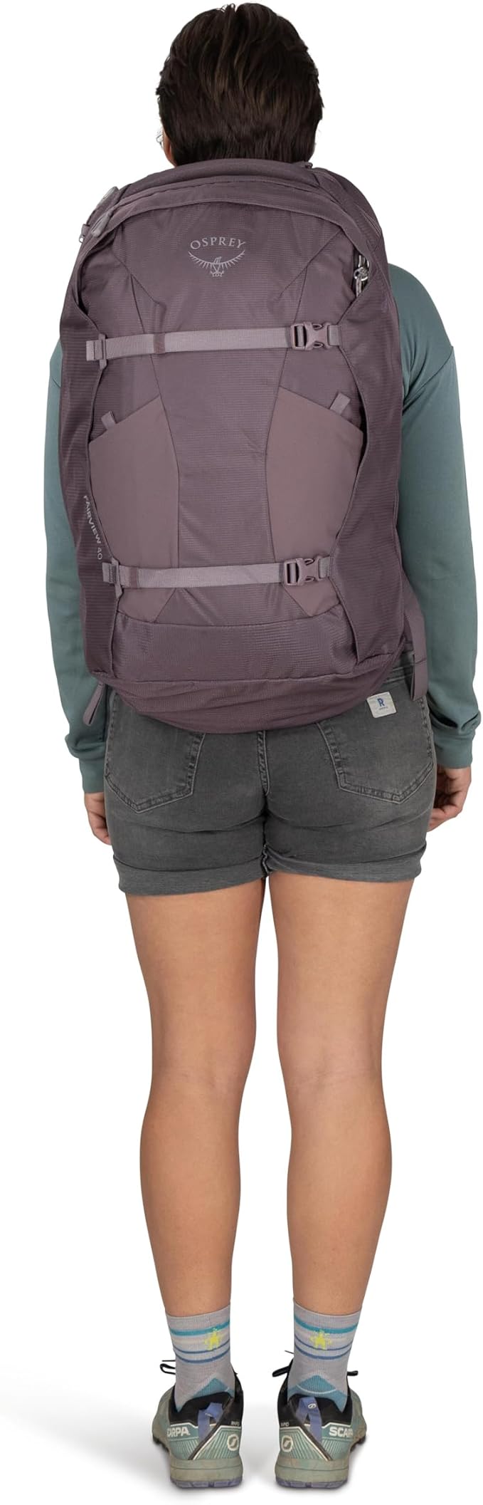 Osprey Fairview 40L Women's Travel Backpack - Carry On Bag with Laptop Sleeve and Toiletry Pocket Black