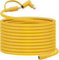 Solar Panel Extension Cable for Jackery 35FT 14AWG 8mm DC Connector Compatible with Yeti Anker BLUETT Jackery Portable Power Stations for Outdoor Camping RV Emergency Use (Yellow)
