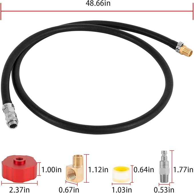 Single System Clam Kit HND1.2CS Fit for EU1000i &amp EU2000i Generators Replacement for HND1.2CS Single System Clam Kit Extended Fuel Kit for Generator EU1000i &amp EU2000i