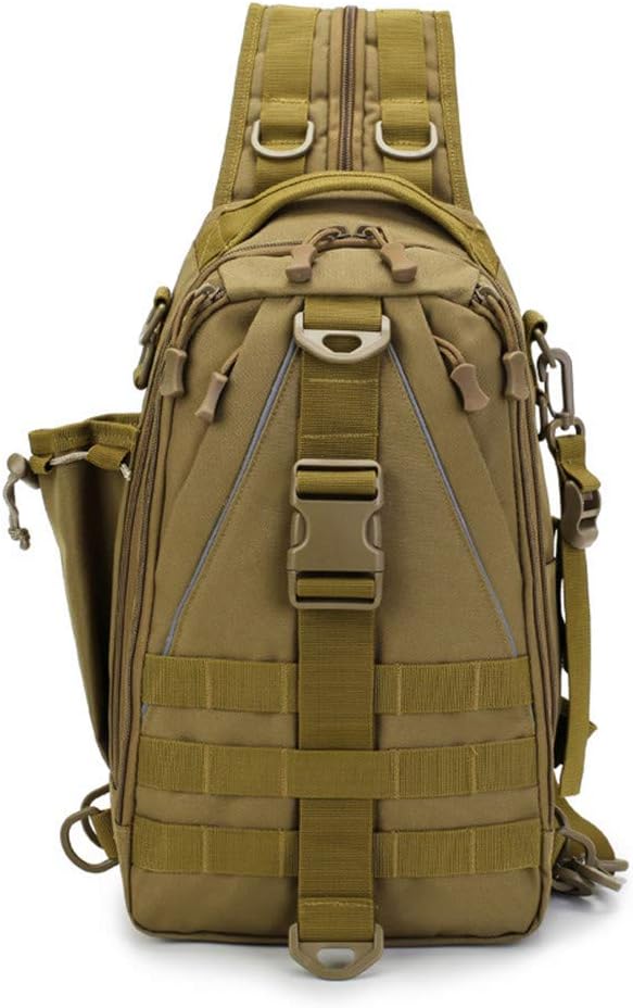 Hiking Backpack Military Tactical Hiking Backpack Chest Bag Camouflage Fishing Shoulder Sling Climbing Camping