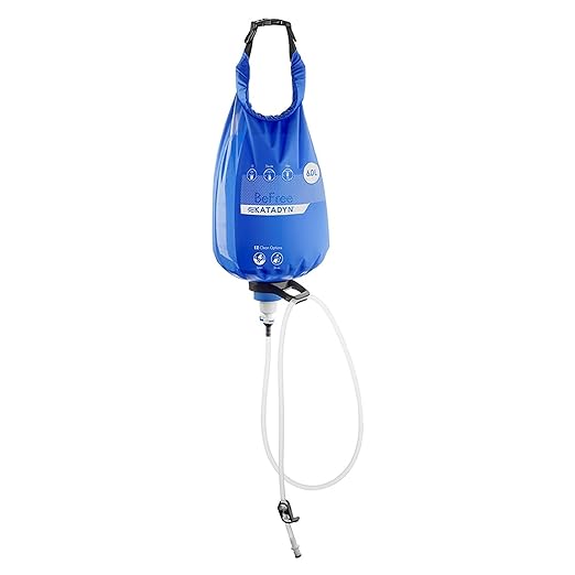 Katadyn Gravity BeFree 6L Water Microfilter Camping Backpacking Emergency Preparedness Blue