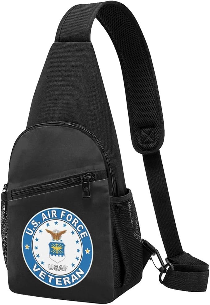 US Air Force Veteran Chest Pack Leisure Shoulder Crossbody Chest Bag