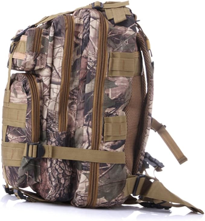 Small Military Backpack Camouflage Hiking Bag Multi-Compartment for Outdoor Adventures Men Combat Travel Bag