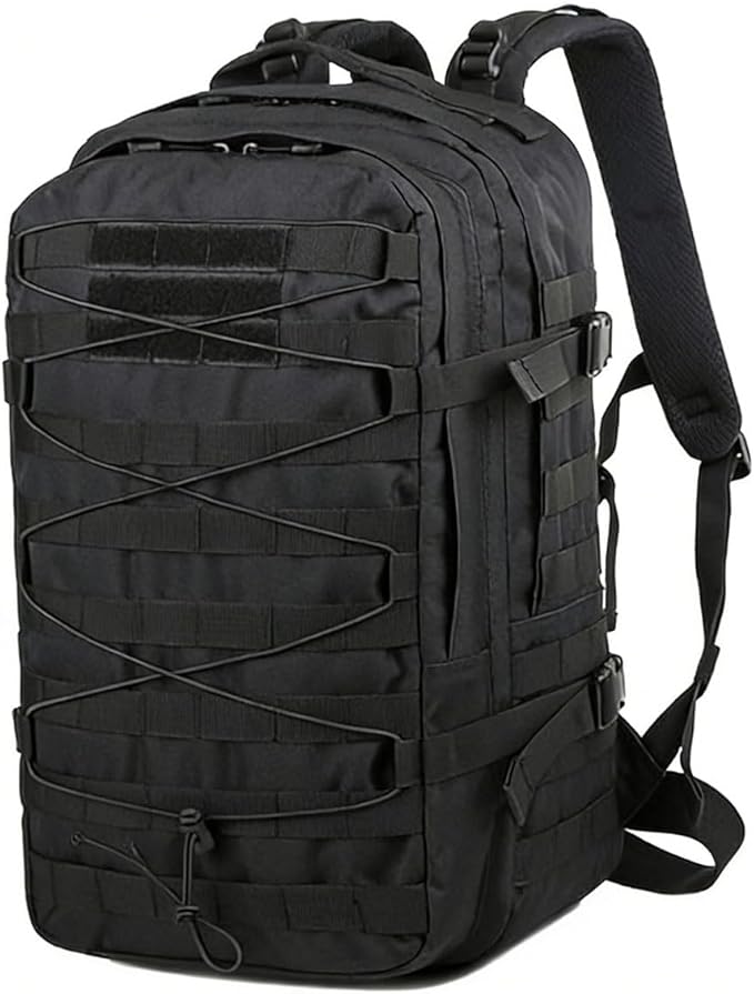 LINGYUE 25L Waterproof Tactical Backpack Lightweight Breathable Outdoor Hiking Daypack For Camping Travel Hunting Fits 14 Inch Laptop(Camouflage-b)