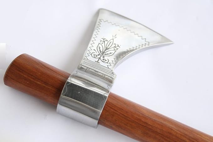 Throwing Axe - Win Your Next Viking Throwing Tomahawk Competition! 19 Hand Forged Hatchet from High Carbon Steel NMLRA Approved 100% Guaranteed from Defects