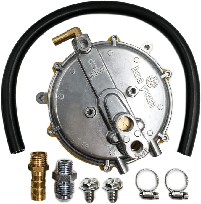Natural Gas Conversion Kit Compatible with Duromax XP12000EH Generator 12KW LP 18HP Dual Fuel LP