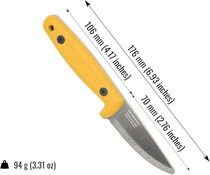 BPSKNIVES Season Series Summer - Kids First Knife - Bushcraft Knives for Boys - Whittling Knives for Kids - Safe Kid Knife with Sheath &amp Rounded Tip - Camping Knife - Gift for Boys