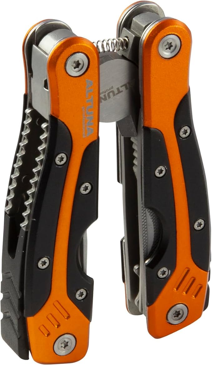 Altuna - Professional Multitool - 16 in 1 Multipurpose Knife - Includes Protective Case - Multifunction Pliers for Day to Day - Ideal for Camping Car and Hiking - Model 8460