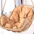 Suspension Egg Chair Cushion Replacement Indoor/Outdoor Swing Egg Chair Hammock Basket Cushion Replacement Used for Porch Balcony Garden Terrace Deck Swimming Pool(C)