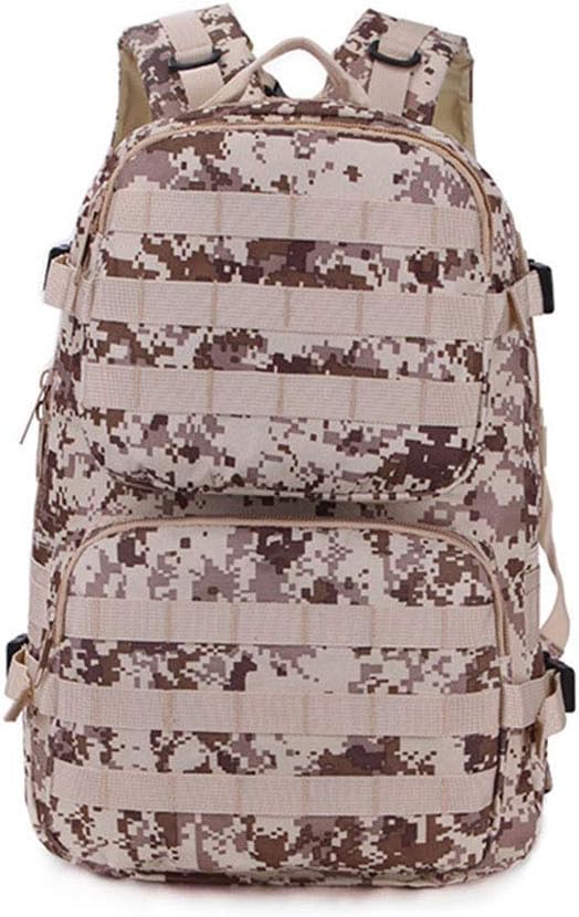 Outdoor Sports Pack Hiking Bag Tactical Rucksack Camo Knapsack Combat Camouflage Tactical 45L Molle Backpack