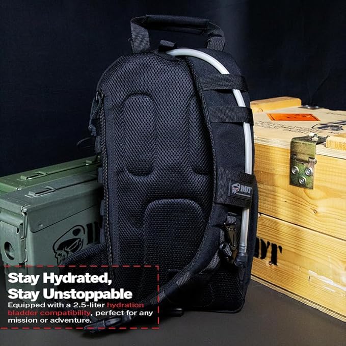 DDT Death Dealer Tactical Assassin Sling EDC Bag Color Black