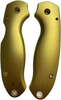 1 Pair Aluminum Scales Fits for Para 3 C223 Custom CNC Handle Patch DIY Replacement Accessory(Gold)