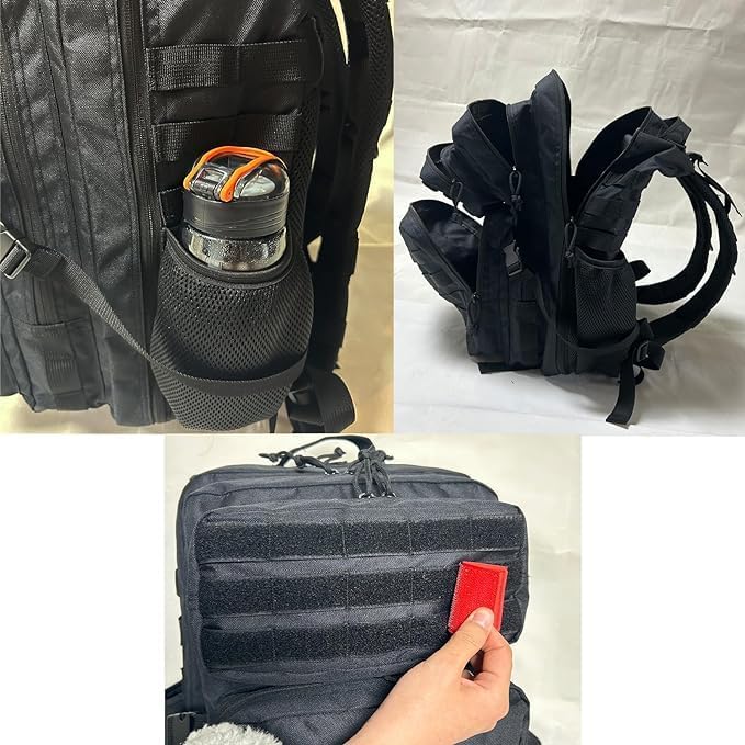 Military Tactical Backpacks 45L Assault Pack Bag Large Rucksack with MOLLE Webbing System For Men Camping Hiking Trekking