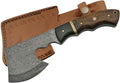 SZCO Supplies Damascus Hatchet Axe with Walnut Handle