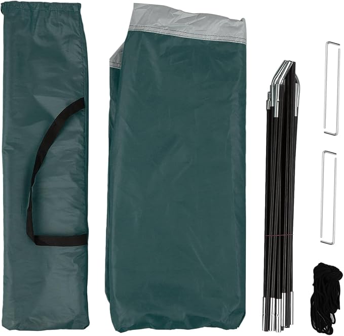 Cocoarm Portable Shower Tent Shower Toilet Tent Portable Shower Toilet Changing Tent Camping Shelter Tent with Zipped Window and Large Door