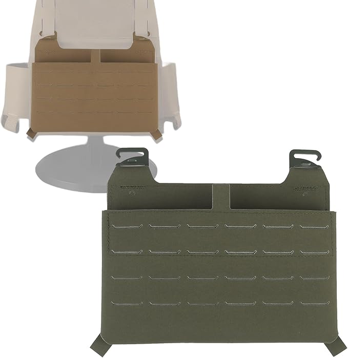 Multifunctional G Buckle Tactical Bag Mounting Plate MOLLE Chest Mounting Panel Front Flap Hanging Panel Replacement Component