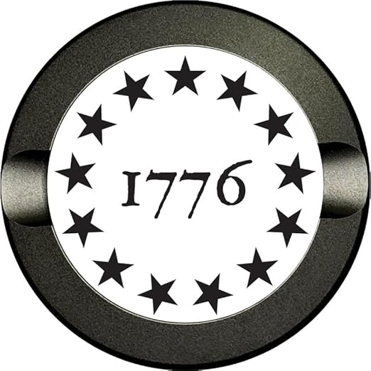 Brotherhood Metal Zyn Container | Metal Zyn Holder | Zyn Metal Can | Metal Container for Zyn Holder | Metal Zyn Pouch Cans | Betsy Ross Stars 1776 | Metal Zyn Pouch | Betsy Ross Stars Black and White