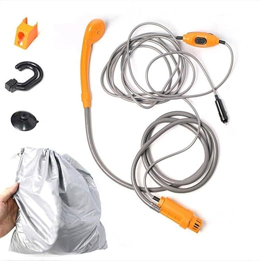2020 12V Portable Travel Camping ducha Car Pet Dog Shower Washer Electric Pump Outdoor Hiking Kit