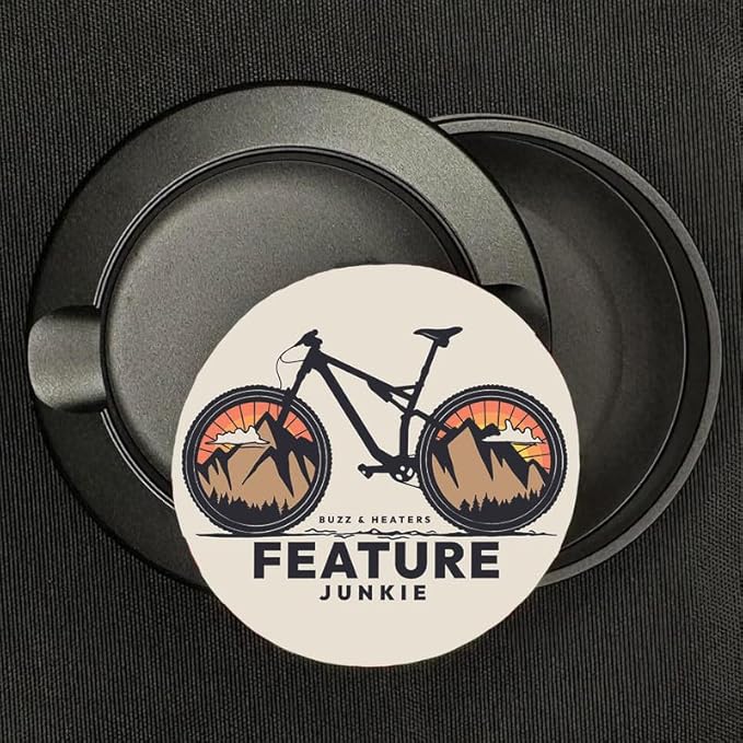 Buzz &amp Heaters Metal Container for Zyn | Metal Holder for Zyn |Metal Can for Zyn | Metal Container for Zyn Holder | Metal Pouch Cans for Zyn | Mountain Biking Accesories | Feature Junkie