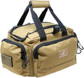 Exos Tactical Range Bag - Medium Size Range Bag for Shooting - Gun Case for Handguns Ammo Storage Tactical Backpack Molle Webbing Free Subdued USA Patch