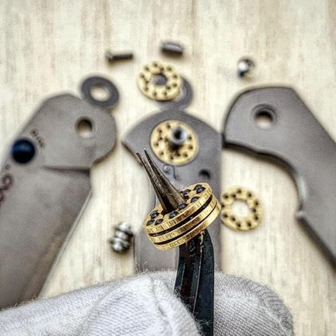 4 Pieces Custom Brass Flipper Replacements Fit for SRM 812 DIY Making Accessory