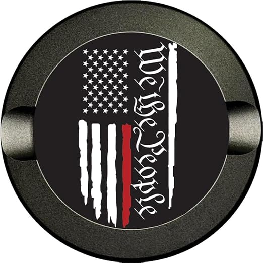 We The People Red Line American Flag Metal Container &amp Holder for Zyn