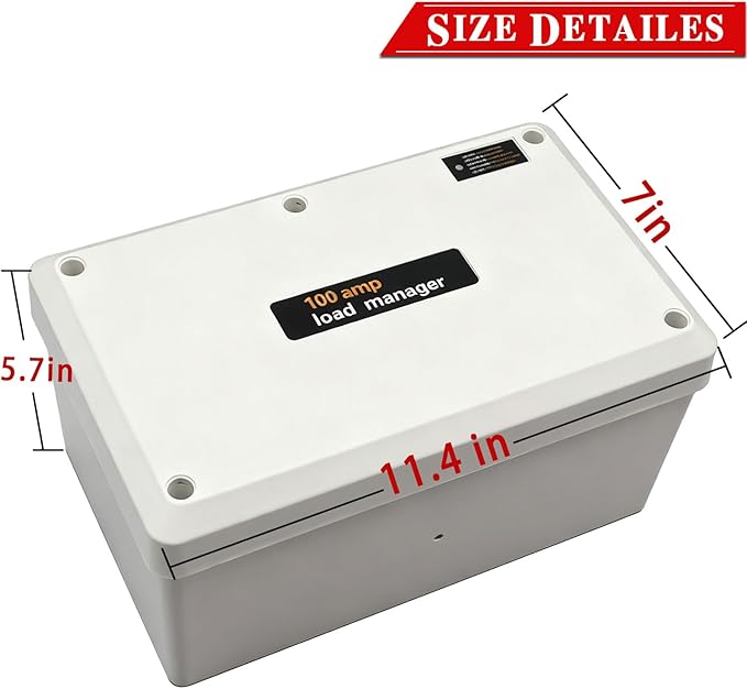 100 Amp Load Manager Compatible with Generac 7006 100 Amp Smart Management Module with 8-Zone Control Overload Protection and Lock Feature