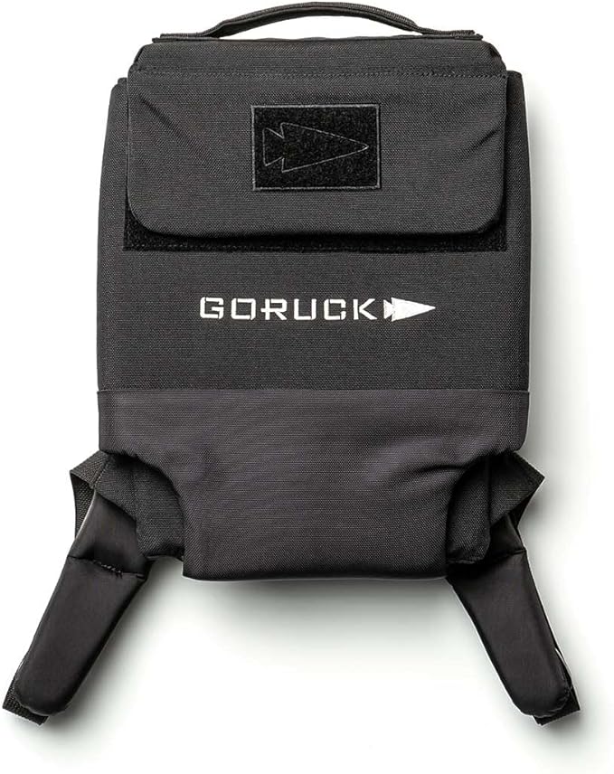 GORUCK Ruck Plate Carrier 3.0 - Streamlined Weighted Rucking Backpack w/Ergonomic Back Support &amp Extra Padded Straps - Compatible Ruck Plates Black