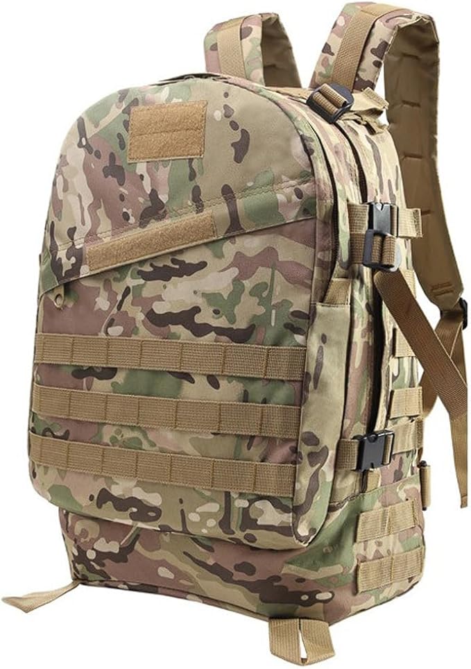 Military Tactical Backpack for Men and Women 3D Assault Pack Bag Rucksack with Molle System Hiking Pack (CP)