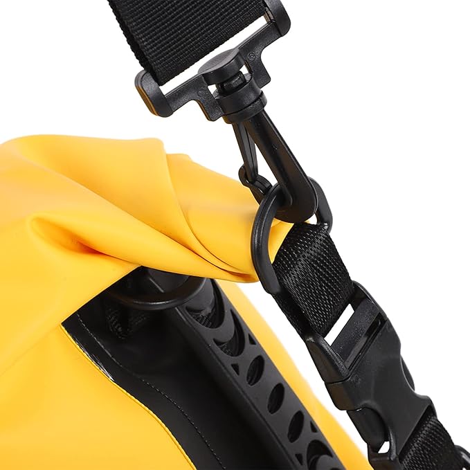 Dry Bags Waterproof PVC Mesh Cloth Removable Collapsible Lightweight Portable Swimming Bag 20L Dry Bag with Adjustable Shoulder Straps for Kayaking Rafting Beach Camping
