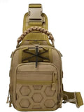 Tactical Sling Bag for Men Military EDC Molle Backpack Adjustable Strap Climbing Camping Fishing Trekking Molle Bags
