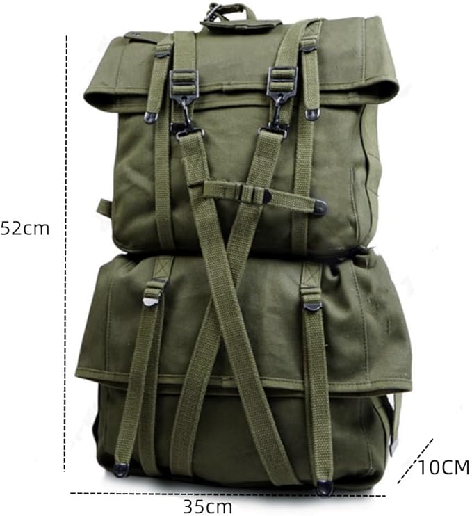 M1944 Bag WW2 US Military Tactical Backpack Hiking Camping Equipment Replica WWII Sturdy Gear