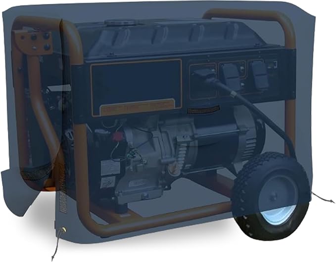 Covers &amp all Outdoor Generator Cover 12 Oz Waterproof UV &amp Weather Resistant Universal Portable Equipment Machinery Storage Protector with Air Vents Velcro &amp Drawstrings (20L x 15W x 1