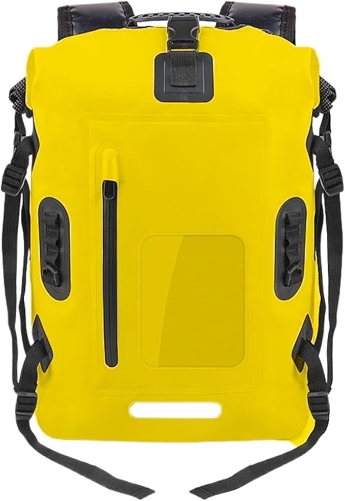 Waterproof Dry Bag 30L Waterproof Drift Bag Swimming Backpack Large River Trekking Shoulder Diving Wet Dry Rafting Canoeing Kayak PVC Camping Bag for SwimmingBoating(Yellow)