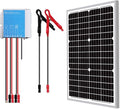 Newpowa 30 Watts 24V Waterproof Off Grid Solar Panel Kit Battery Trickle Charger Maintainer for Boat Car RV Motorcycle Marine Automotive 24V System